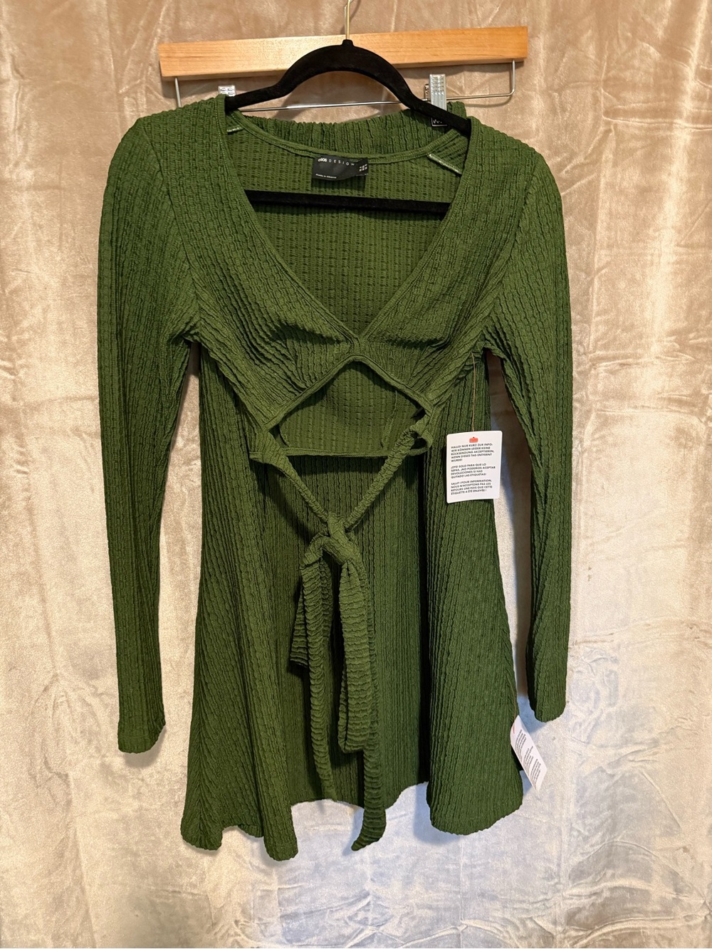 ASOS Olive Green Two-Piece Dress